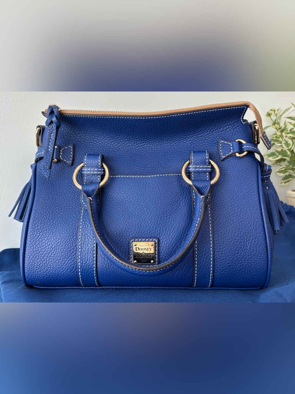 Dooney & Bourke Sorrento Satchel 30 - Ocean